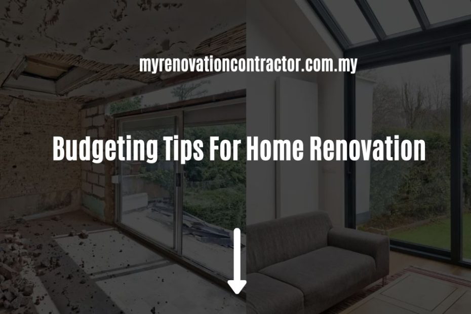 Budgeting Tips For Home Renovation