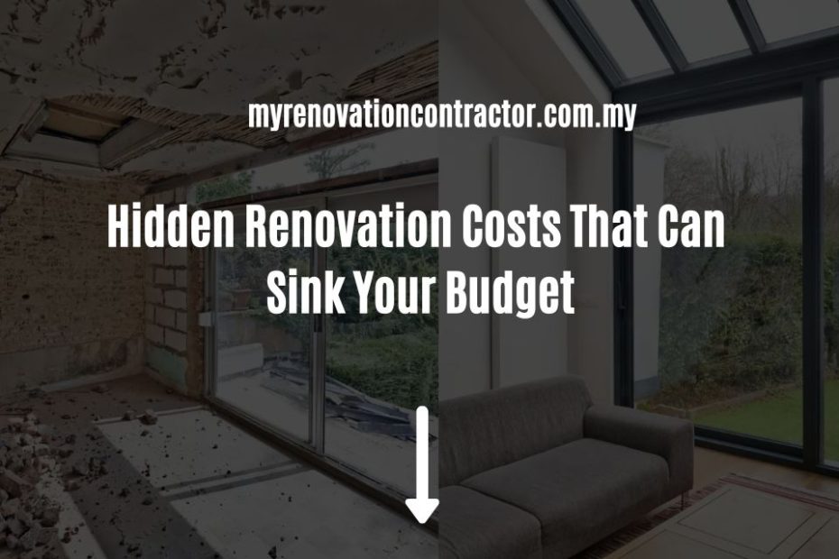 Hidden Renovation Costs That Can Sink Your Budget